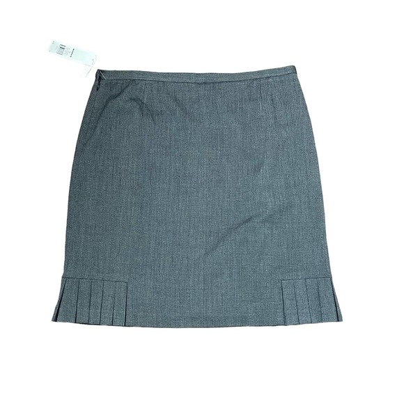 Apt. 9 Skirt Size 10 Misses Black Stretch Womens Lined Side Zip Stretch 36X22.5 - Picture 6 of 6